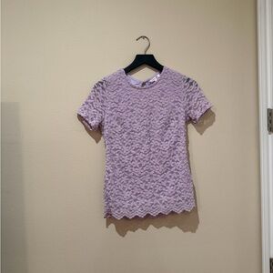 NWT Lavender Lace Women Top